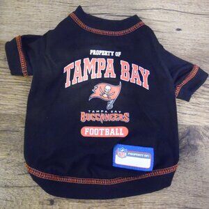 Property of Tampa Bay Buccaneers Football NFL Shirt for your pet  Size Small